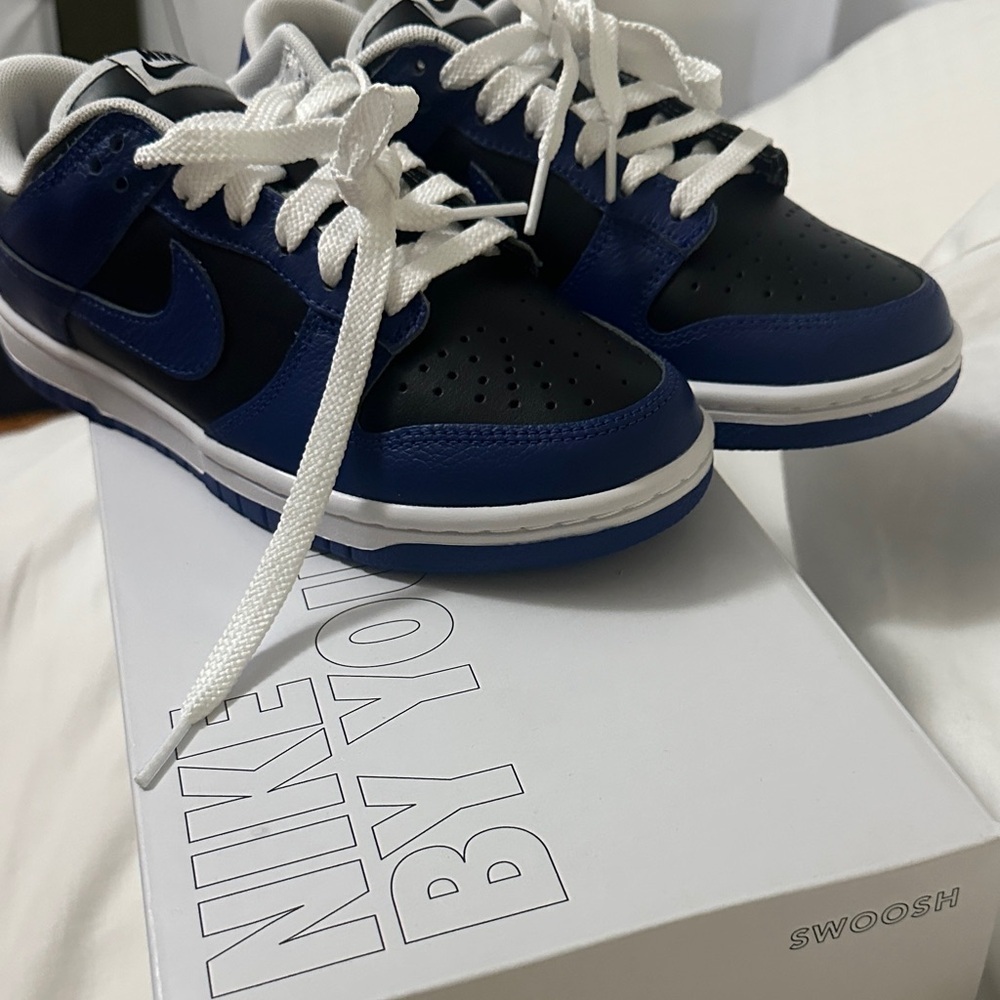 Nike Dunk Black and Blue Sneakers CUSTOMS Dallas mavericks - Picture 3 of 5